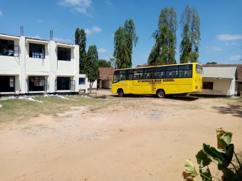 New classroom and school bus